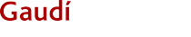 Gaudi Barcelona Alüminyum Logo